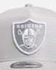 New Era Las Vegas Raiders 'Polychromatic Mesh' 9FORTY A-Frame Snapback Grey/White