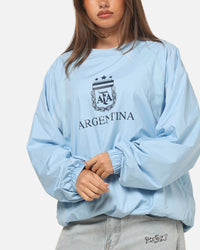 Majestic Athletic Argentina Nylon Crewneck Argentina Blue