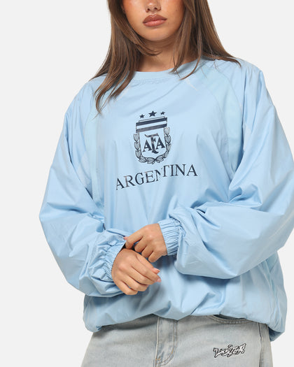 Majestic Athletic Argentina Nylon Crewneck Argentina Blue
