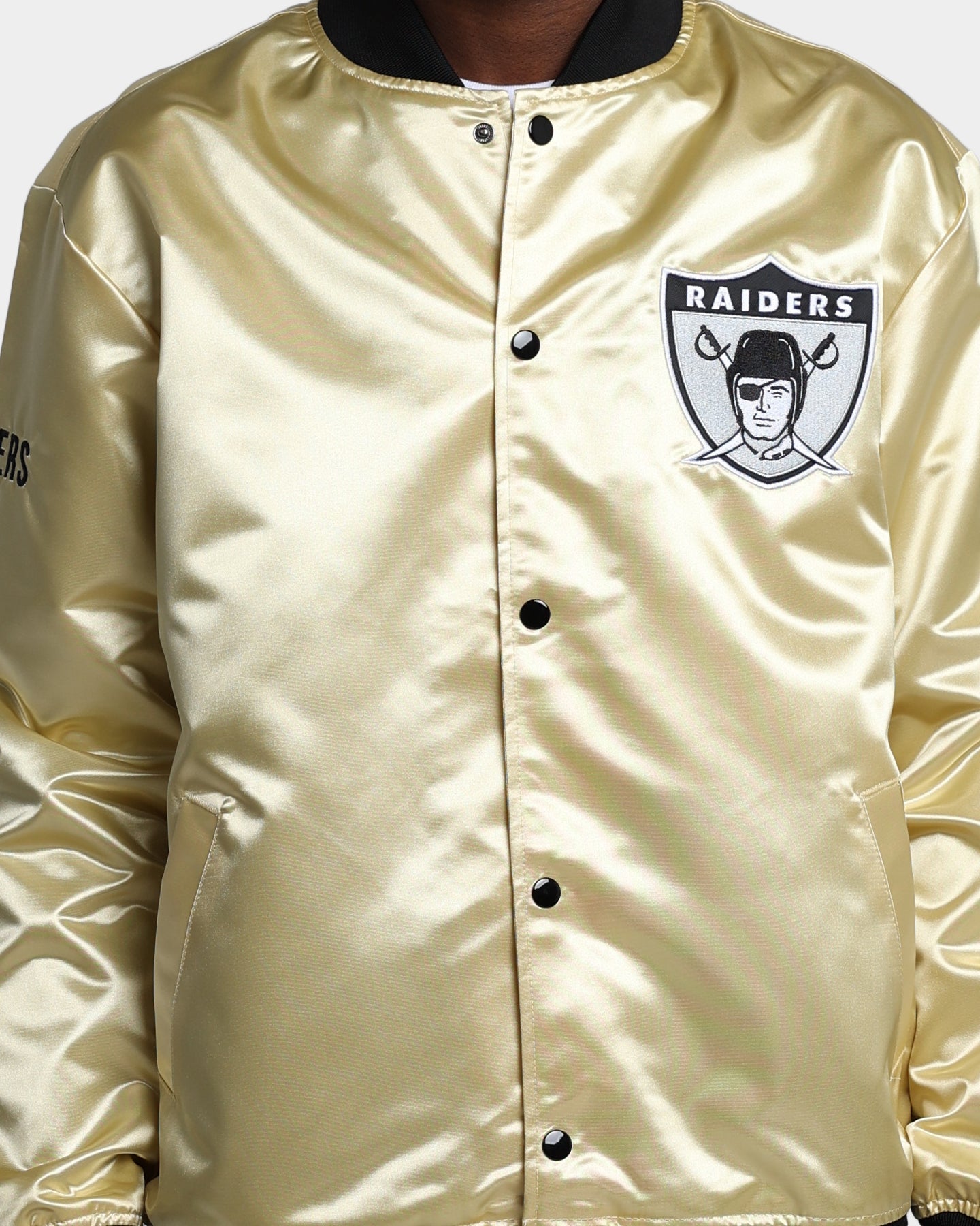 Mitchell & Ness Las Vegas Raiders Fashion Lightweight Satin Jacket