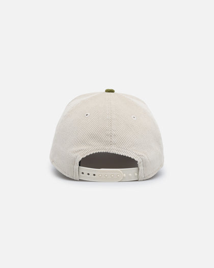 New Era Houston Astros 'Dusty Olive Corduroy' Golfer Pre-Curved Snapback Green Med