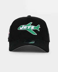 New Era New York Jets 'NFL Season' Corduroy 9FORTY A-Frame Snapback Black/OTC