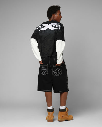 Loiter Xplicit Layered Long Sleeve T-Shirt Black