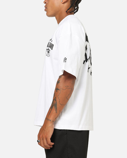 Mitchell & Ness Las Vegas Raiders Stars & Text Boxy T-Shirt White