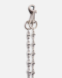 MNML Skull Wallet Chain Silver