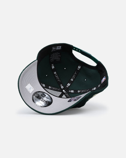 New Era Chicago Bulls 'Dark Green Cord' 9FORTY A-Frame Snapback Dark Green