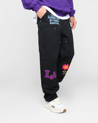 X-Large Daisy Double Knee Work Pants Black