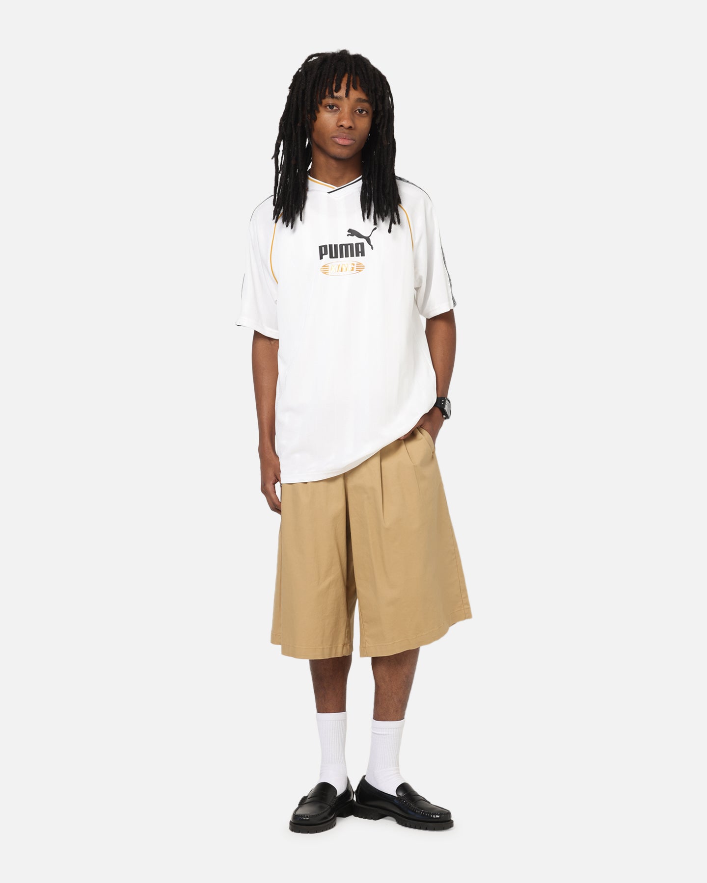 Puma King Relaxed Football Jersey White | Culture Kings US