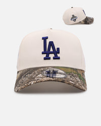 New Era Los Angeles Dodgers 'Realtree Visor' 9FORTY A-Frame Snapback Cream/Camo