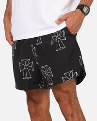 Saint Morta Holy Tide Beach Shorts Black