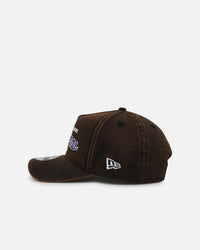 New Era Baltimore Ravens 'Black Washed Official Team Color' 9FORTY A-Frame Snapback Washed Black