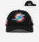 Pro Standard Miami Dolphins Fast Lane Logo Dad Hat Strapback Black