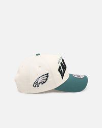 New Era Philadelphia Eagles 'Vintage Arch Logo' 9FORTY A-Frame Snapback Official Team Colors
