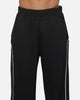 New Era Wide Leg Trackpants Black
