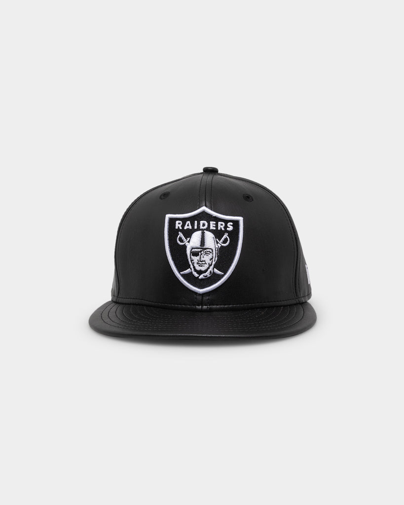 New Era Las Vegas Raiders 'Core PU Leather' 59FIFTY Fitted Black