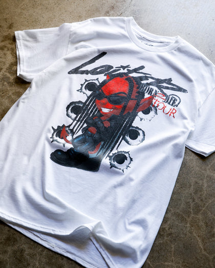 Loiter Bad Boy Vintage T-Shirt White
