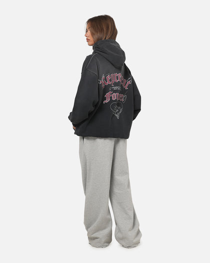 Represent Duality Hoodie Washed Black