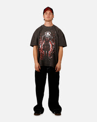 American Thrift X IT 'Horror Classics' The Dead Lights Heavy T-Shirt Black Wash
