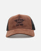 47 Brand Houston Astros 'Tonal Suede' '47 Offside Trucker Snapback Chocolate