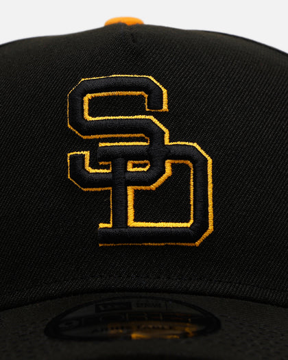 New Era San Diego Padres 'Outline' 9FORTY A-Frame Snapback Black