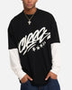 Carre Graffiti Layered Long Sleeve T-Shirt Black/Off White