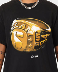 Culture Kings X Slam NFS T-Shirt Black Wash