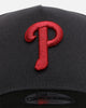 New Era Philadelphia Phillies 'Stealth 2.0' 9FORTY A-Frame Snapback Graphite