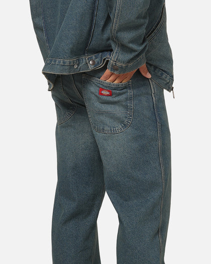 Dickies Thomasville Straight Leg Jeans Khaki Tinted Blue