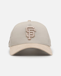 New Era San Francisco Giants 'Cream Suede' 9FORTY A-Frame Strapback Stone/Oatmilk
