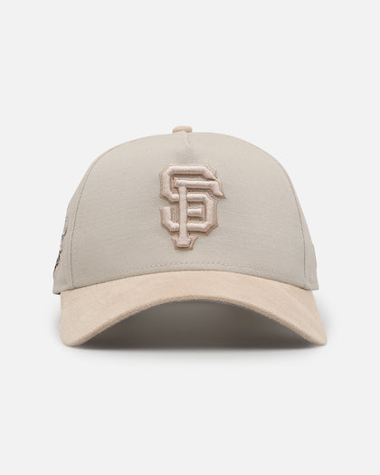 New Era San Francisco Giants 'Cream Suede' 9FORTY A-Frame Strapback Stone/Oatmilk