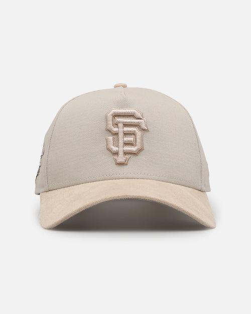 New Era San Francisco Giants 'Cream Suede' 9FORTY A-Frame Strapback Stone/Oatmilk