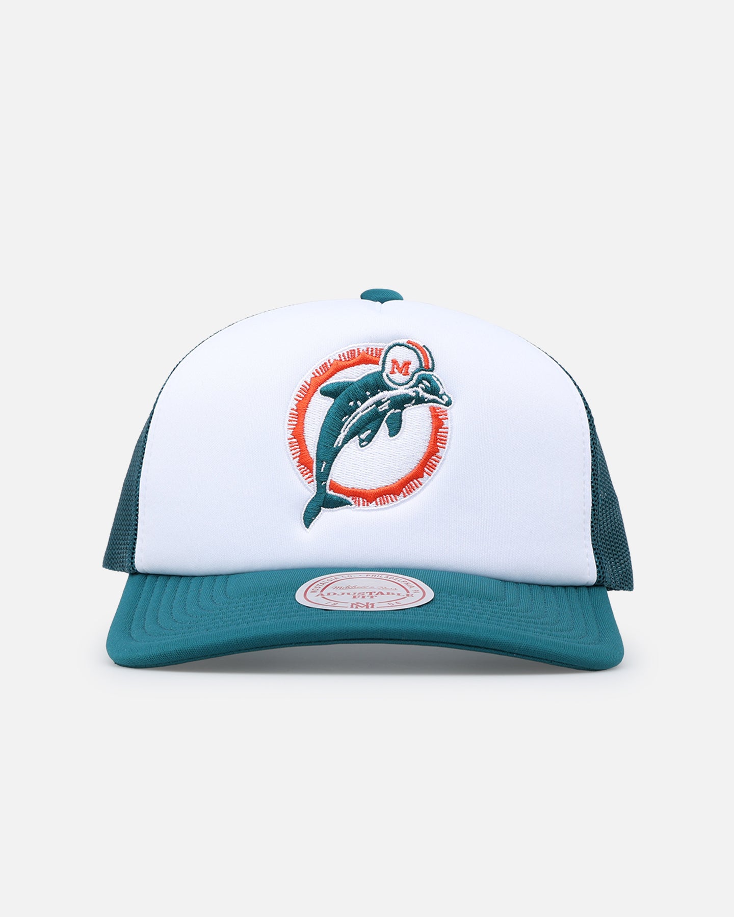 Mitchell & Ness Miami Dolphins Team Foam Trucker Snapback Teal