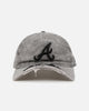 New Era Atlanta Braves 'Cutoff Visor' 9FORTY Snapback Washed Black