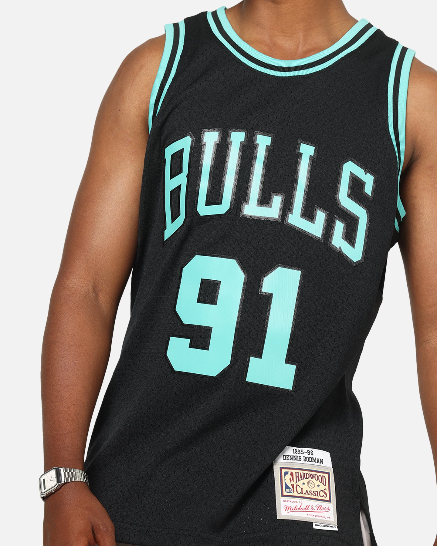 Mitchell & Ness Chicago Bulls Dennis Rodman 'Cool Blue' Swing