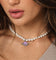 Raising Hell Women's Around The World Necklace Lilac/White Gold