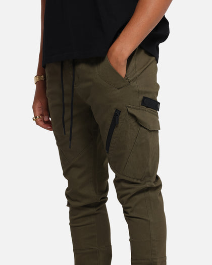 Carre Evolution Cargo Joggers Olive Green