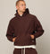 Carré Blanc Oversized Hoodie Brown
