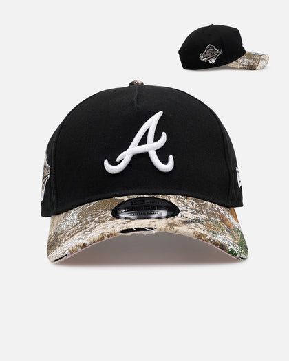 New Era Atlanta Braves 'Seasoned Camo' 9FORTY A-Frame Snapback Black/Camo