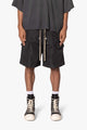 MNML Rave Double Cargo Shorts Black