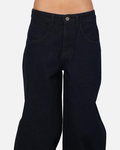 Ed Hardy Women's Cuffed Jeans Indigo