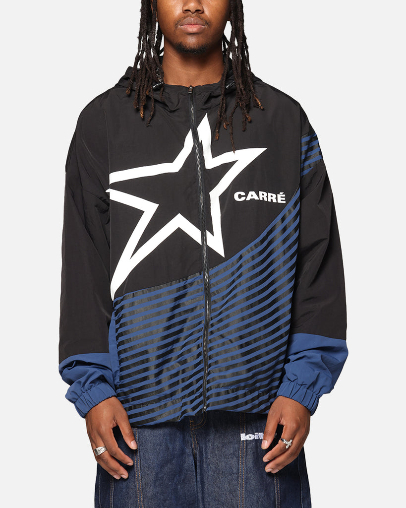 Carre Star Shooter Windbreaker Jacket Black/Blue | Culture Kings US