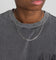 NXS 4.3mm Smooth Cut Cuban Chain White Gold