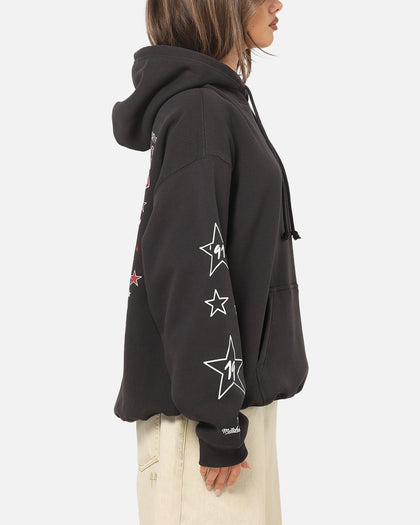 Mitchell & Ness Chicago Bulls Blackletter Champs Box Hoodie Washed Black