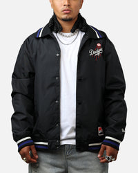 New Era Los Angeles Dodgers Throwback Jacket Black