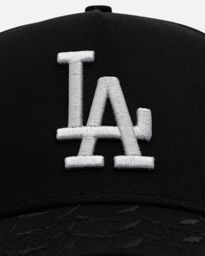 New Era Los Angeles Dodgers 'Dark Steel' 9FORTY A-Frame Snapback Black/Grey