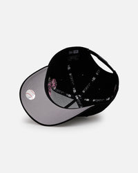 New Era Seattle Mariners 'Pink Rose Embroidery' 9FORTY A-Frame Snapback Black/Pink