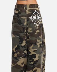 Loiter Skate Jeans Woodland Camo