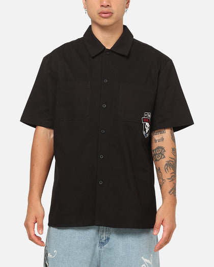 Von Dutch California Button Up Shirt Black