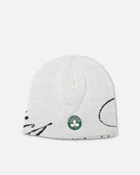 Mitchell & Ness Boston Celtics Skull Beanie White