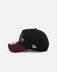 New Era New York Giants 'Burgundy Hearts' 9FORTY A-Frame Snapback Black/Maroon
